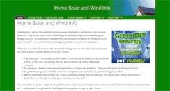 Desktop Screenshot of homesolarandwindinfo.com